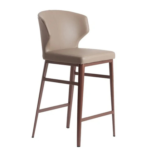 Sgabello ecopelle visone - sgabello,