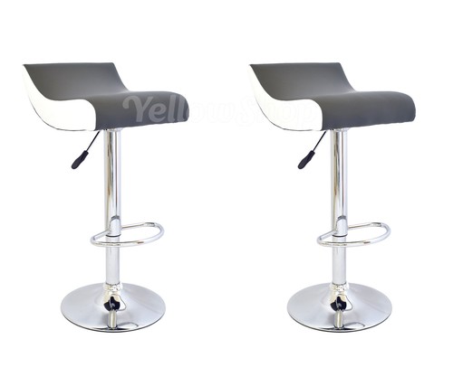 Coppia sgabelli ecopelle - sgabelli,