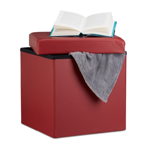 Sgabello contenitore pouf - sgabello,